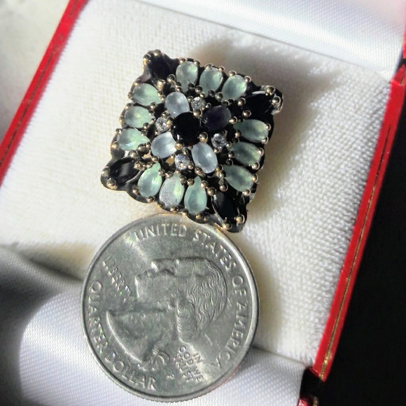 Cocktail gemstone ring - Picture 2 of 3